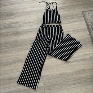 Two piece striped set